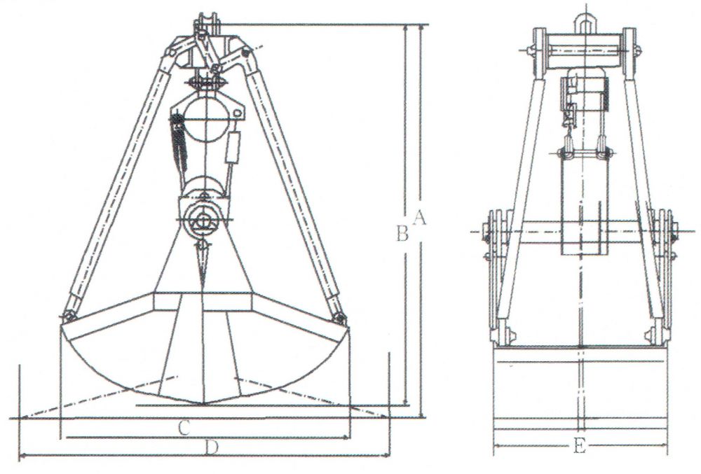 DBZ型電動不銹鋼抓斗外形結(jié)構(gòu)示意圖.jpg DBZ型電動不銹鋼抓斗外形結(jié)構(gòu)示意圖.jpg