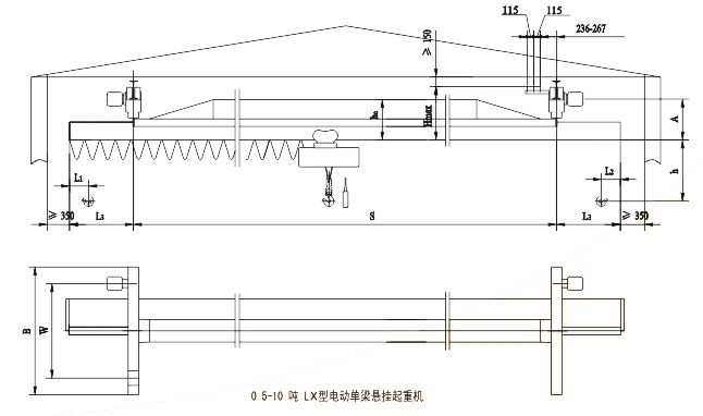LDA型電動單梁起重機(jī)